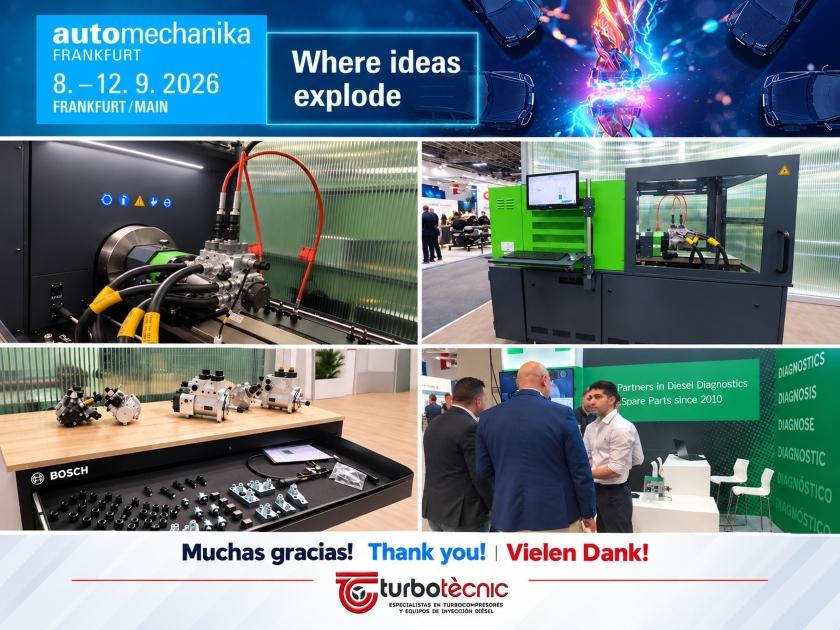 Turbotècnic visitó Automechanika Frankfurt 2026